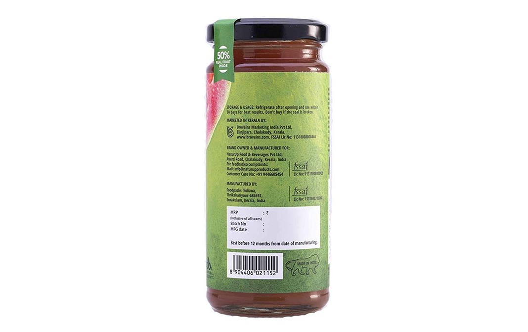 NaturUp Tropical Guava Jam    Glass Jar  300 grams